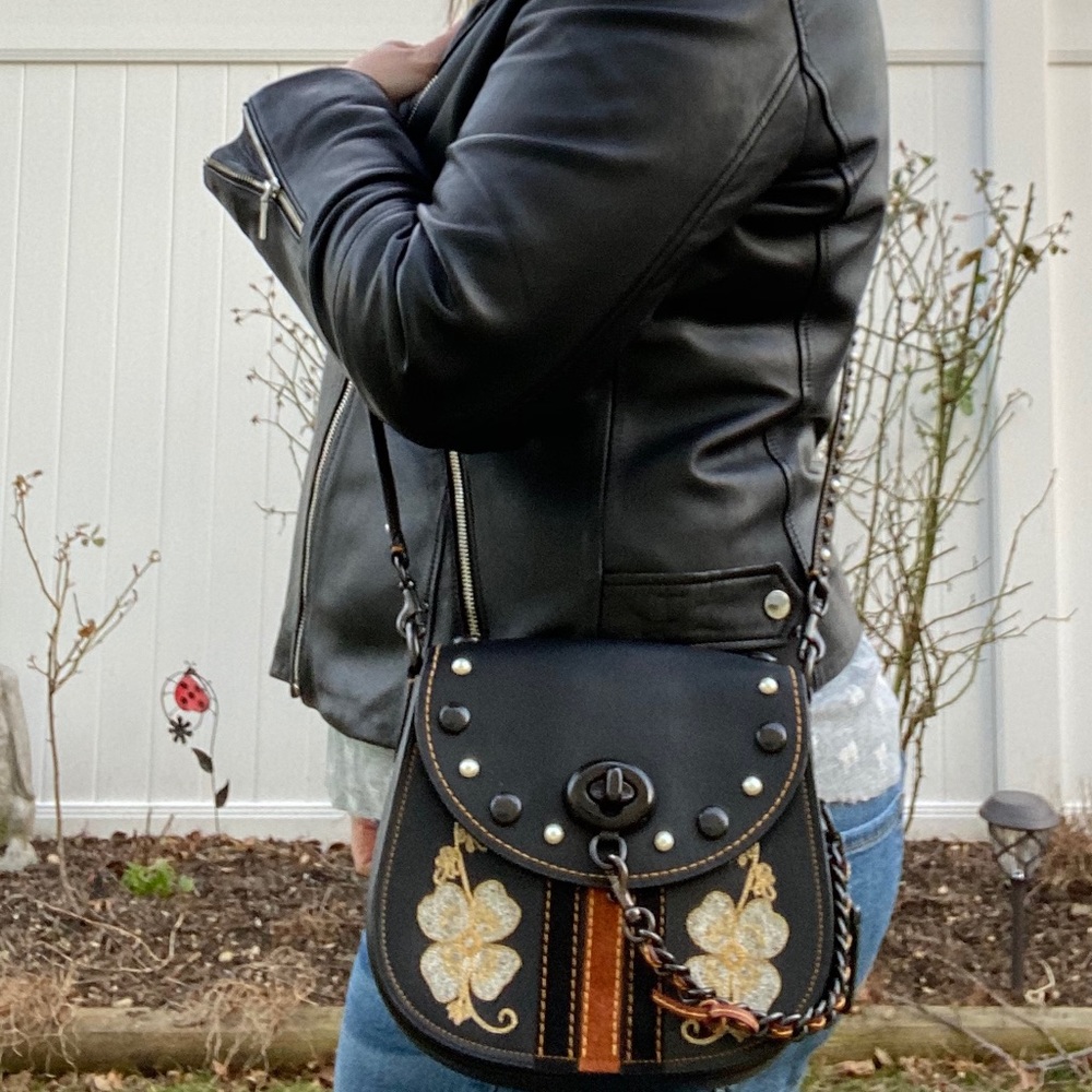 Coach 1941 Turnlock Western Saddle Bag - Picture 6 of 15